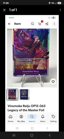 Mega Lopunny ex 128/094 Me02: Phantasmal Flames Holo One Piece Cards - Image 4