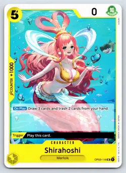 One Piece - OP03-116 Shirahoshi - UC - US Seller - Image 1