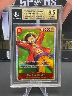 2025 One Piece ST21-014 Monkey D Luffy Starter Deck 21 BGS 9.5 GEM MINT - Image 1
