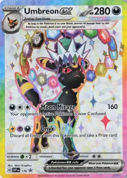 Umbreon ex - 176 SVP 176 SV: Scarlet & Violet Promo Cards Promo Holofoil NM - Image 1
