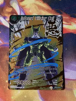 Dragon Ball Super Card - Infernal Villainy Cell BT5-073 Alt Art NM TCG CCG - Image 1