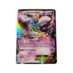 Pokemon Mewtwo EX 61/162 Breakthrough Holo Ultra Rare 170 HP Card - Image 1