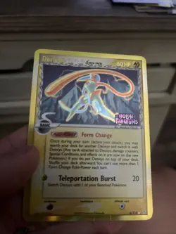 Deoxys (Delta Species) 6/110 Reverse Holo Rare EX Holon Phantoms Pokemon Card - Image 3