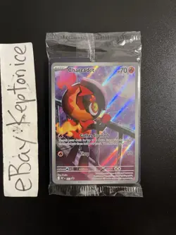 Pokemon TCG Charcadet 022 SEALED Black Star Promo Card ETB Phantasmal Flames - Image 1