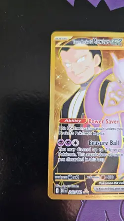 Pokemon Mewtwo EX Team Rockets Gold Rare Card 240/182 - Image 2