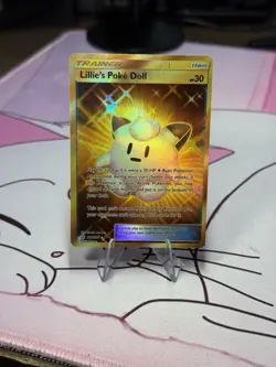 Lillie's Poke Doll 267/236 Cosmic Eclipse 2019 SECRET Rare Holo Pokemon Card TCG - Image 1