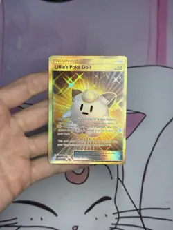 Lillie's Poke Doll 267/236 Cosmic Eclipse 2019 SECRET Rare Holo Pokemon Card TCG - Image 2