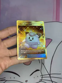 Lillie's Poke Doll 267/236 Cosmic Eclipse 2019 SECRET Rare Holo Pokemon Card TCG - Image 3