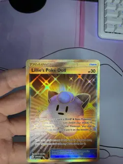 Lillie's Poke Doll 267/236 Cosmic Eclipse 2019 SECRET Rare Holo Pokemon Card TCG - Image 4