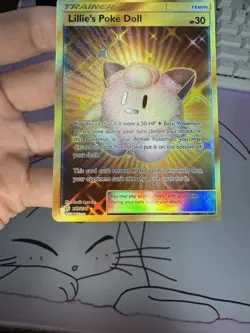 Lillie's Poke Doll 267/236 Cosmic Eclipse 2019 SECRET Rare Holo Pokemon Card TCG - Image 5