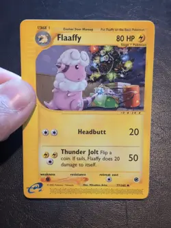POKEMON TCG UNCOMMON CARD FLAAFFY E EXPEDITION 77/165 NM/VLP - Image 3