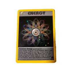Pokemon Rainbow Energy 17/82 Team Rocket Holo Rare Special Energy Card Nintendo - Image 1