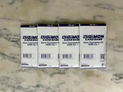 4x Digimon Card Game Store Tournament Kit 2026 Vol. 1 *FACTORY SEALED* NEW - Image 1