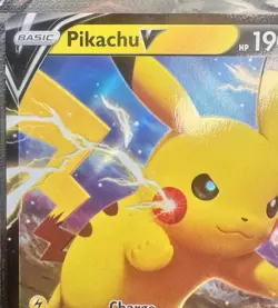 Pokemon TCG Holofoil Ultra Rare Pikachu V Card Lot Pokemon Bundle Promo Game TCG - Image 2