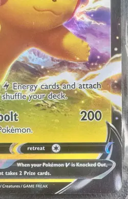 Pokemon TCG Holofoil Ultra Rare Pikachu V Card Lot Pokemon Bundle Promo Game TCG - Image 4