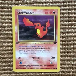 Charmander 50/82 Team Rocket 1st Edition Pokemon Card - Image 1