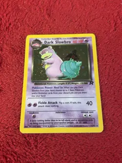 Dark Slowbro 12/82 Team Rocket Holo Wotc Pokemon Card Played - Image 1