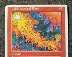 Red Elemental Blast Revised NEAR MINT Red Common MAGIC GATHERING CARD (DS3D1F3) - Image 3