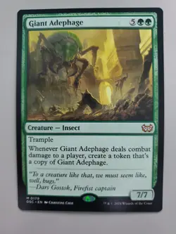 MTG Giant Adephage Commander: Duskmourn: House of Horror 0179 Regular Rare - Image 1