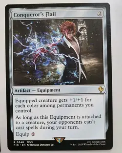 MTG - Final Fantasy: Conqueror's Flail (0340) - Rare - Near Mint - Image 1