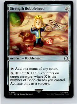 Magic the Gathering HP Strength Bobblehead Fallout Commander MTG Free Shipping! - Image 1