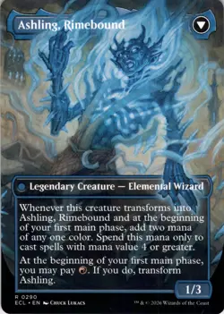 Ashling, Rekindled BORDERLESS Lorwyn Eclipsed Magic MTG NM - Image 2