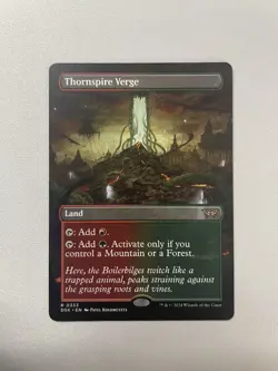 Thornspire Verge (Borderless) Duskmourn: House of Horror Regular - Image 1