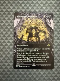 MTG Chthonian Nightmare #0330 Borderless Rare Modern Horizons 3 (MH3) - Image 1