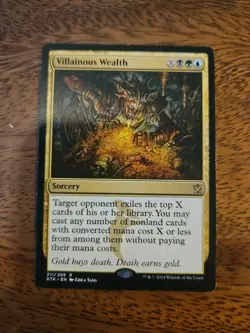 Villainous Wealth Khans of Tarkir MTG - Image 1
