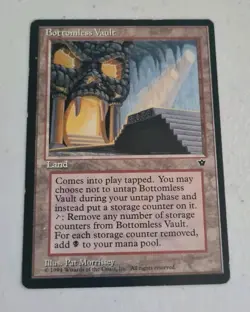 MTG Bottomless Vault Fallen Empires Good Condition - Image 1
