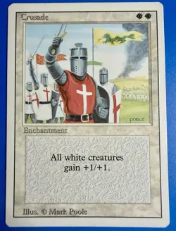 1 BANNED MTG Magic The Gathering Crusades | Revised Edition 3ED | 1994 | NM - Image 1
