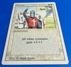 1 BANNED MTG Magic The Gathering Crusades | Revised Edition 3ED | 1994 | NM - Image 5