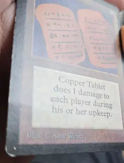 Copper Tablet -Beta Edition -HP (Bend) - MTG -FREE SHIPPING! - Image 3
