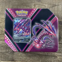 Pokemon TCG V Powers Tin Eternatus V 5 Booster Packs -- Factory Sealed -- - Image 1
