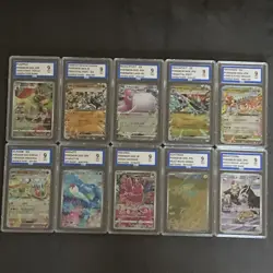 Pokemon Graded Bundle Of 10 Slabs - Image 1