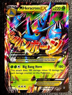 Pokemon TCG 2014 XY Furious Fists 5/111 Mega M Heracross *EX-NM*QRSC* - Image 1
