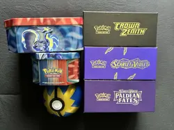 Empty Pokemon Tin / ETB Lot - Image 2
