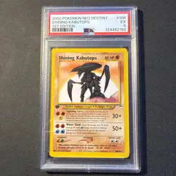 Pokemon Shining Kabutops 1st Edition Neo Destiny Holo PSA 5 - Image 1