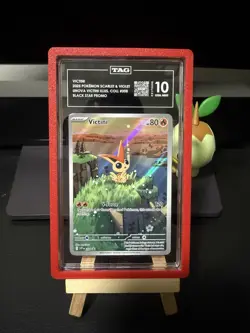 Pokemon Victini #208 BLACK STAR PROMO TAG 10 - Image 1