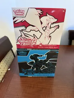 Pokemon Center Black Bolt And White Flare Elite Trainer Box ETB Set - Image 1