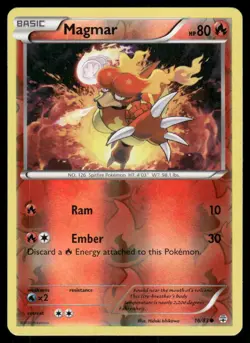 Pokemon Cards Magmar 16/83 Reverse Holo Generations NM - Image 1