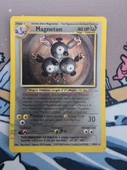 Pokemon Magneton 10/64 Neo Revelation Unlimited Holo Rare - Image 1