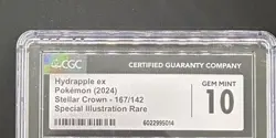 Pokemon Hydrapple ex Stellar Crown #167/142 English CGC 10 - Image 3