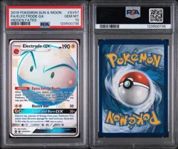 Electrode GX SV57/SV94 Hidden Fates: Shiny Vault Holo Pokemon PSA 10 GEM MINT - Image 3