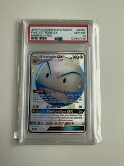 Electrode GX SV57/SV94 Hidden Fates: Shiny Vault Holo Pokemon PSA 10 GEM MINT - Image 4