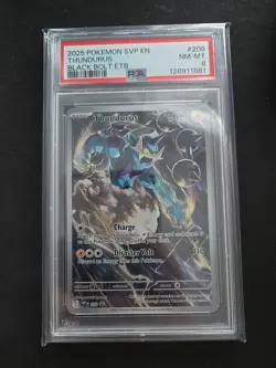 Pokemon Thundurus Black Star Promo 209 Psa 8 - Image 1
