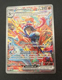 Greninja ex - 214/167 Twilight Masquerade Special Illustration Pokemon - NM/MINT - Image 1