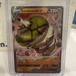 Sandaconda V 089/198 Pokemon Chilling Reign Sword & Shield Ultra Rare Holo NM - Image 1