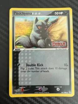 Pokemon TCG Poochyena 58/108 Reverse Holo Stamped EX Power Keepers VLP - Image 1