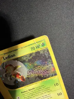 Pokemon TCG Damaged Ledian H14/32 Skyridge Holo Rare eReader - Image 2